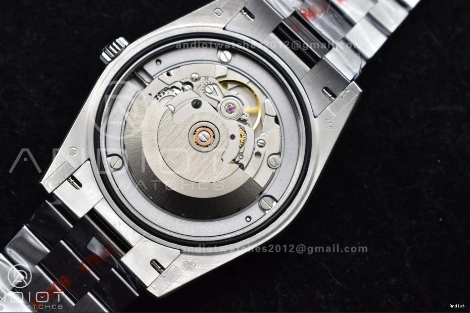 A2836 40 Weight) GMF Steel (Gain on Crystal President V3 Black Dial 904L Bracelet SS DayDate 0220